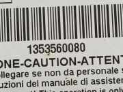 Steuergerät Airbag Fiat Fiorino, 2008.02 --> 1353560080,1353560080 21619694-5 21619695 8B 09108 216196945 216196958B