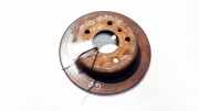 Bremsscheibe Hinterachse Mercedes-Benz A-CLASS, W168, 2001.06 - 2004.09 facelift neventiliuojamas,