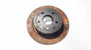 Bremsscheibe Hinterachse Nissan Qashqai, I 2006.01 - 2010.06 neventiliuojamas,