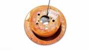 Bremsscheibe Hinterachse Subaru Legacy, BL, BP 2003.09 - 2009.12 neventiliuojamas,