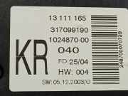 Monitor Navigations Zeit Uhr Opel Astra, H 2004.03 - 2009.12 13111165, 13111165 317099190 1024870-00 040 02487000729 HW:004 102487000 HW004