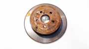 Bremsscheibe Hinterachse Toyota Avensis, II 2003.04 - 2006.03 neventiliuojamas,