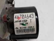 Abs Pumpe ABS 4670A643 Citroën C4 Aircross (BU) SUV 1.6 HDi 16V 115 (DV6C(9HD)) 2012