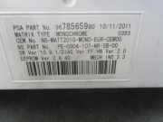 Innenausstattung Display 9678565980 Peugeot 508 SW (8E/8U) Kombi 1.6 HDiF 16V (DV6C(9HD)) 2013-01