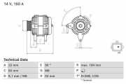 Lichtmaschine V-Snaar 231008633R Nissan Qashqai (J11) SUV 1.2 DIG-T 16V (HRA2DDT) 2014-11