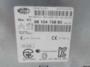 Radio 9810475880 Citroën C4 Cactus (0B/0P) Schrägheck 5-drs 1.2 PureTech 82 12V (EB2F(HMZ)) 2014-11