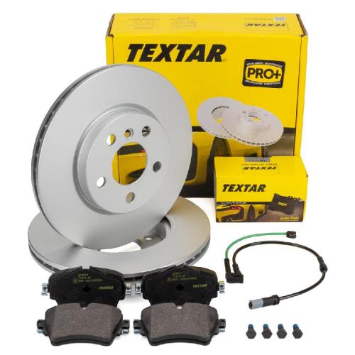 TEXTAR Bremsscheiben + Beläge Sensor BMW 2er F45 F46 X2 F39 MINI F54 F60 ab 07.2019 vorne Bild TEXTAR Bremsscheiben + Beläge Sensor BMW 2er F45 F46 X2 F39 MINI F54 F60 ab 07.2019 vorne