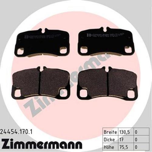 ZIMMERMANN Bremsscheiben + Beläge + Wako PORSCHE 997 3.6 Carrera / 4 345 PS hinten Bild ZIMMERMANN Bremsscheiben + Beläge + Wako PORSCHE 997 3.6 Carrera / 4 345 PS hinten