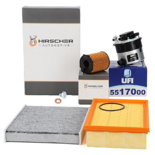 HIRSCHER Filterset Filterpaket 4-tlg FORD Focus C-Max (DM2) 1.6 TDCi 90/109 PS ab 10.2005 Bild HIRSCHER Filterset Filterpaket 4-tlg FORD Focus C-Max (DM2) 1.6 TDCi 90/109 PS ab 10.2005