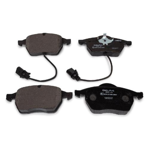 DELPHI Bremsbelagsatz, Scheibenbremse LP1672 + Bremsscheibe BG3657 Bild DELPHI Bremsbelagsatz, Scheibenbremse LP1672 + Bremsscheibe BG3657