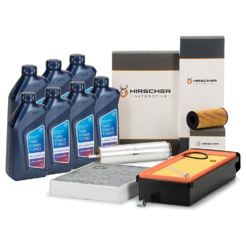 HIRSCHER Filterset 4-tlg + 7L CASTROL 5W30 Motoröl BMW F30-34 330/335d F32-36 430/435d N57 Bild HIRSCHER Filterset 4-tlg + 7L CASTROL 5W30 Motoröl BMW F30-34 330/335d F32-36 430/435d N57