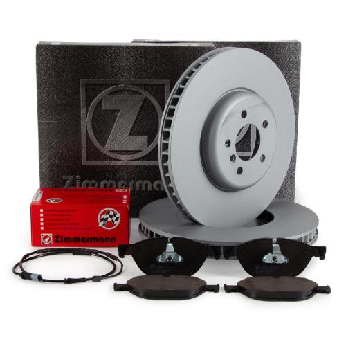 ZIMMERMANN Bremsscheiben + Beläge Sensor BMW 5er F10 550i M550d F13 F06 650i F01-04 vorne Bild ZIMMERMANN Bremsscheiben + Beläge Sensor BMW 5er F10 550i M550d F13 F06 650i F01-04 vorne