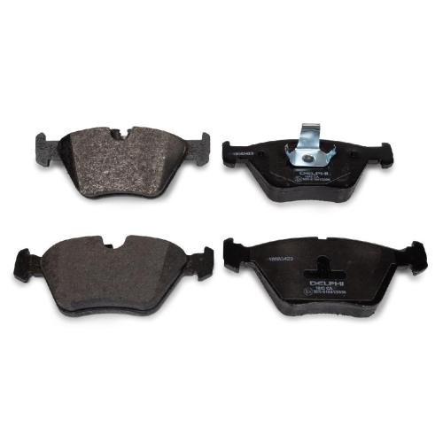 DELPHI LP1843 Bremsbeläge + Wako BMW 3er E46 330i 330xi 330d 330xd vorne Bild DELPHI LP1843 Bremsbeläge + Wako BMW 3er E46 330i 330xi 330d 330xd vorne