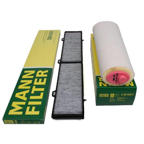 MANN-FILTER Luftfilter C 15 143/1 + Filter, Innenraumluft CUK 8430 Bild MANN-FILTER Luftfilter C 15 143/1 + Filter, Innenraumluft CUK 8430