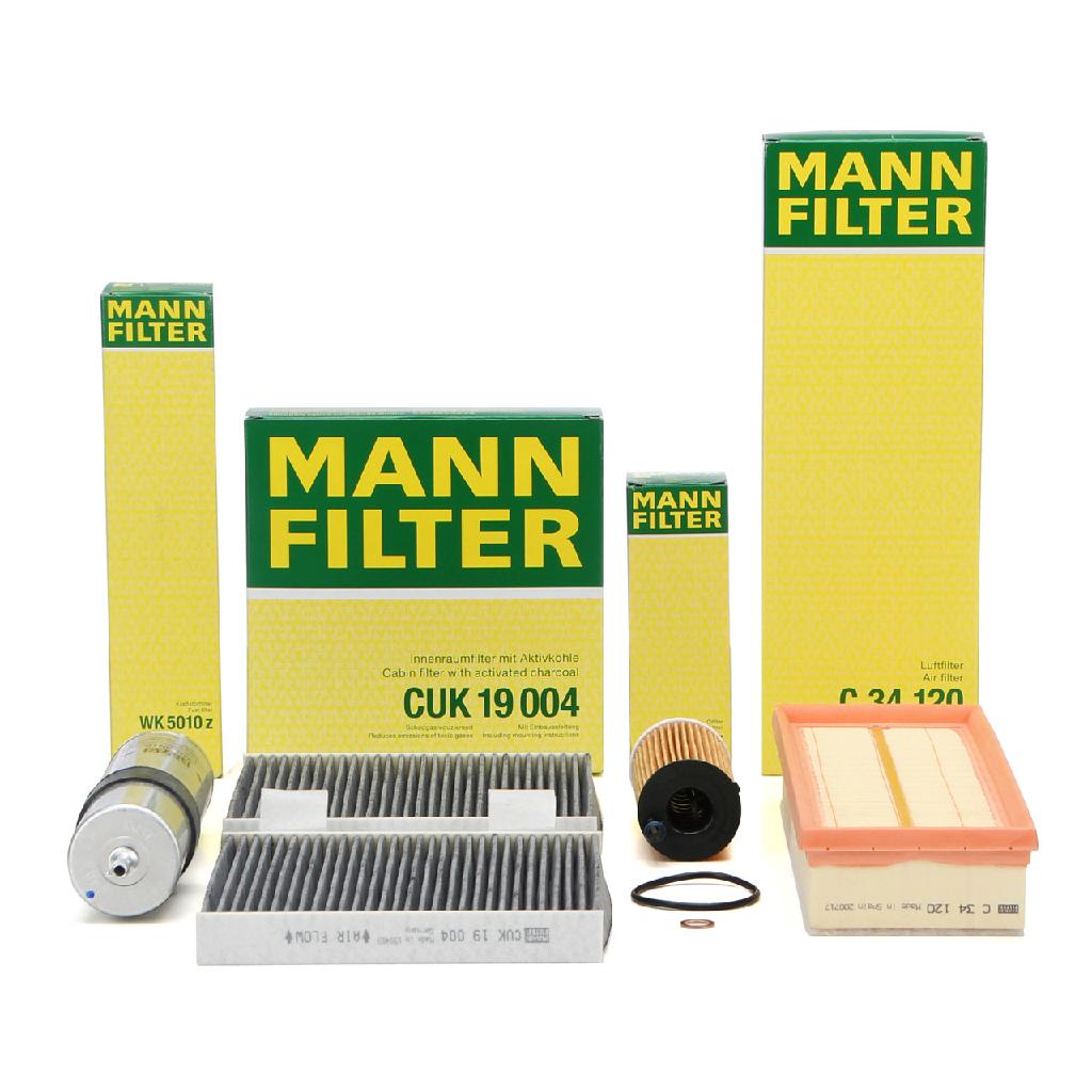 MANN Filterset 4-tlg BMW X3 F25 X4 F26 sDrive18d 150 PS + xDrive20d 163/190 PS B47