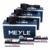 MEYLE Zündspule 100 885 0024 BOSCH Zündkerze 0 241 145 528