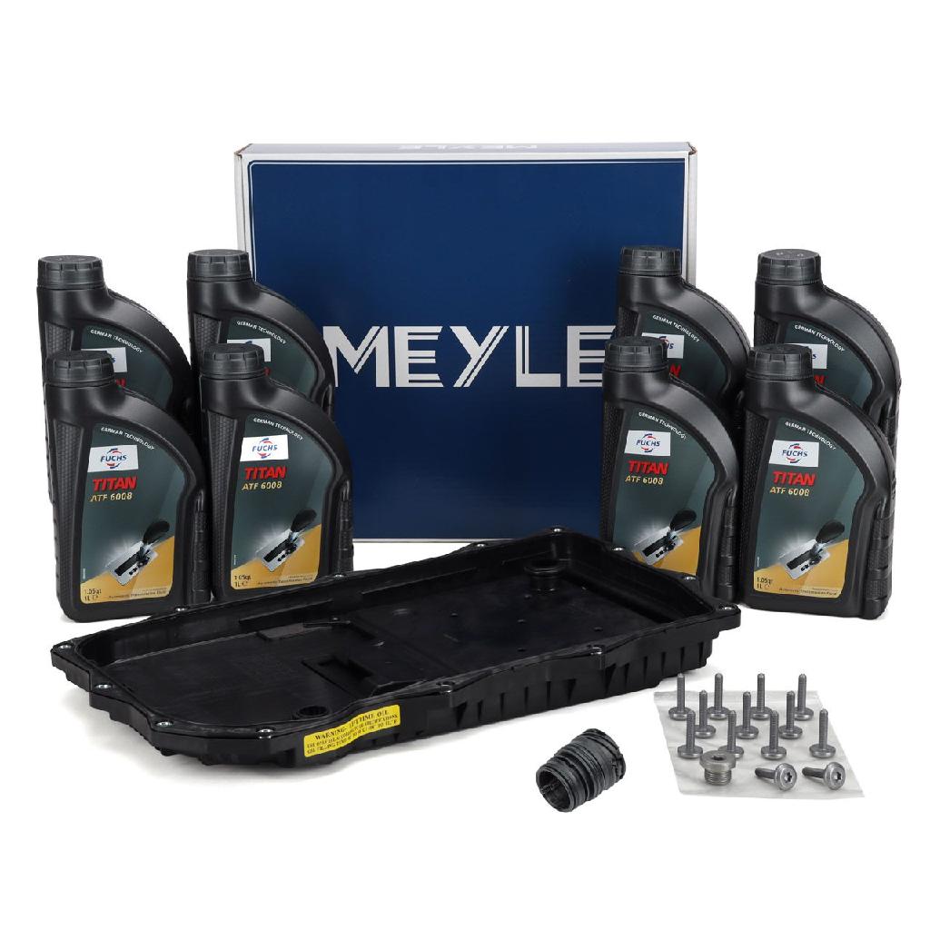 MEYLE Getriebeölwanne + Filter + Dichtung 8-Gang 8HP Automatik + 8L FUCHS Getriebeöl BMW