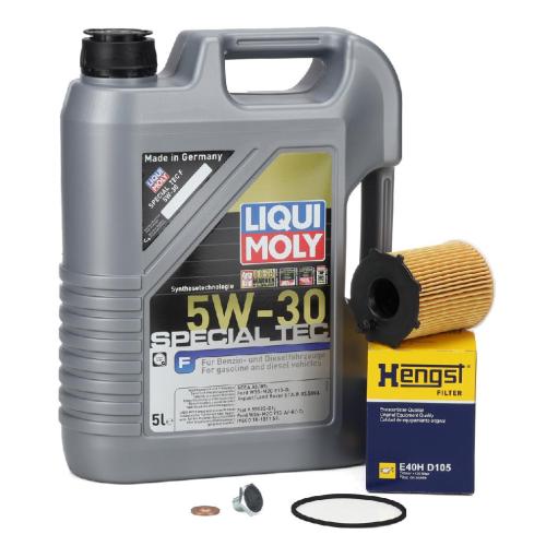 5L LIQUI MOLY SPECIAL TEC F 5W30 Motoröl + HENGST Ölfilter FORD PSA VOLVO 1.4/1.5/1.6 D Bild 5L LIQUI MOLY SPECIAL TEC F 5W30 Motoröl + HENGST Ölfilter FORD PSA VOLVO 1.4/1.5/1.6 D