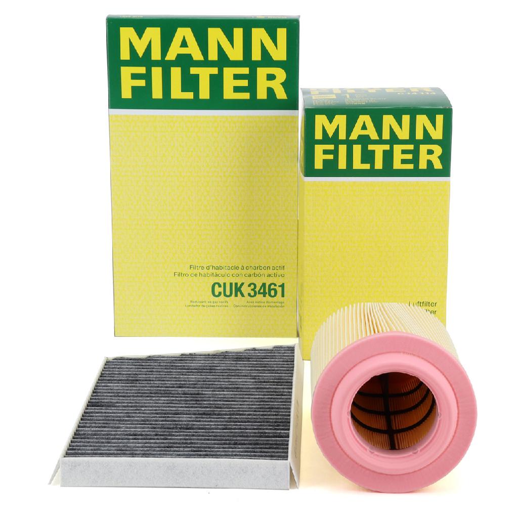 MANN-FILTER Filter, Innenraumluft CUK 3461 + Luftfilter C 14 114