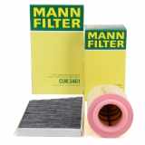 MANN-FILTER Filter, Innenraumluft CUK 3461 + Luftfilter C 14 114