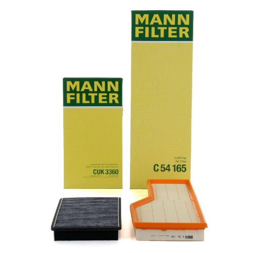 MANN-FILTER Luftfilter C 54 165 + Filter, Innenraumluft CUK 3360 Bild MANN-FILTER Luftfilter C 54 165 + Filter, Innenraumluft CUK 3360