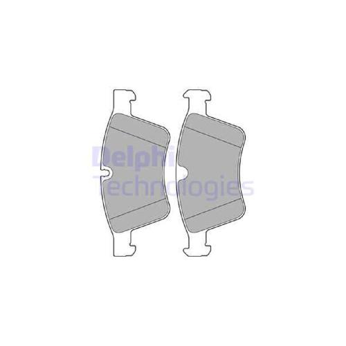 DELPHI LP2139 Bremsbeläge + Warnkontaktsensor MERCEDES X164 W164 W251 V251 vorne Bild DELPHI LP2139 Bremsbeläge + Warnkontaktsensor MERCEDES X164 W164 W251 V251 vorne