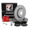 Zimmermann FORMULA S Bremsscheiben + Bel&auml;ge + Sensor MERCEDES W213 S213 C/A238 C257 hinten