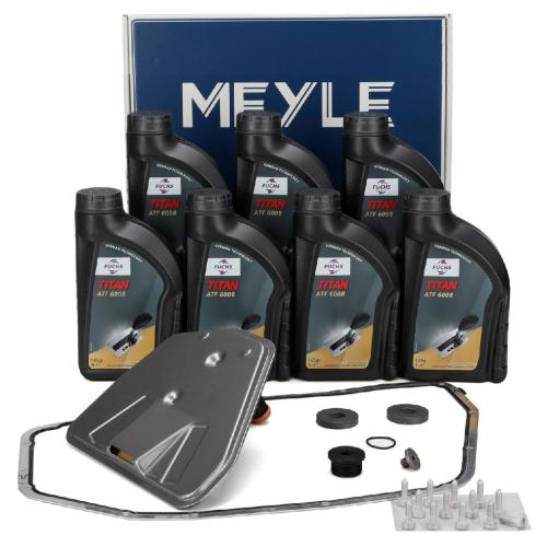 MEYLE Ölwechsel Satz 6HP26 6HP28 Automatik + 7L FUCHS Getriebeöl AUDI A4 B8 A5 8T 8F Q5 8R Bild MEYLE Ölwechsel Satz 6HP26 6HP28 Automatik + 7L FUCHS Getriebeöl AUDI A4 B8 A5 8T 8F Q5 8R