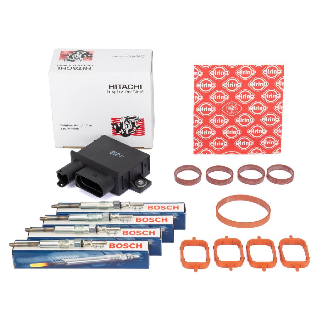 ELRING Dichtungssatz, Ansaugkrümmer 228.680 ASTEMO-HITACHI Relais, Glühanlage 2502196 BOSCH Glühkerze 0 250 212 013