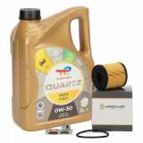 5L TOTAL 0W30 Motoröl + HIRSCHER Ölfilter CITROEN FIAT PEUGEOT 1.1-1.6 Benziner