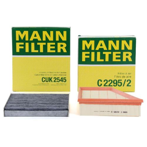 MANN-FILTER Luftfilter C 2295/2 + Filter, Innenraumluft CUK 2545 Bild MANN-FILTER Luftfilter C 2295/2 + Filter, Innenraumluft CUK 2545