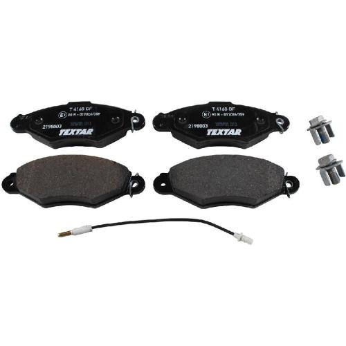 TEXTAR Bremsbelagsatz, Scheibenbremse 2198003 + Bremsscheibe 92292103 Bild TEXTAR Bremsbelagsatz, Scheibenbremse 2198003 + Bremsscheibe 92292103