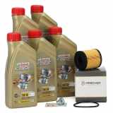 5L CASTROL Edge Motoröl 5W30 + HIRSCHER Ölfilter MINI R56 R55 One / Cooper / Works