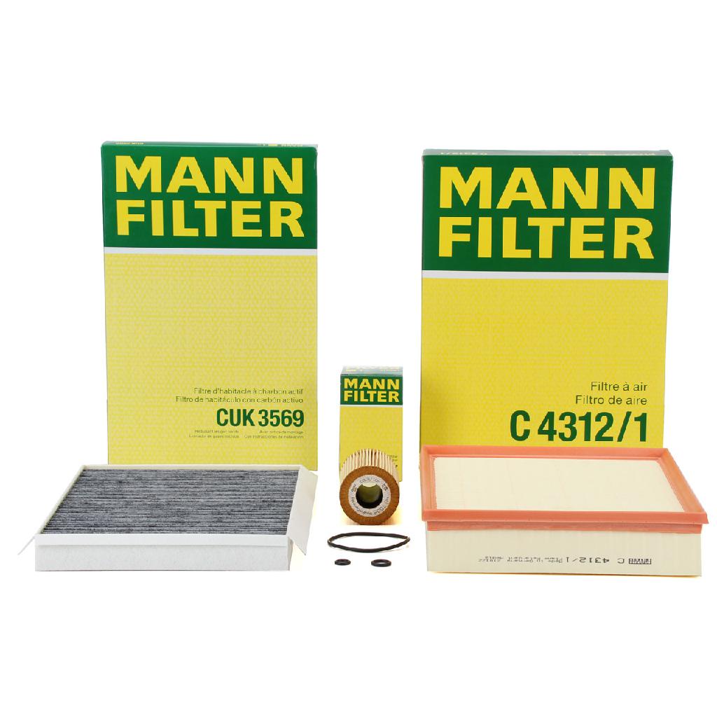 MANN Filterset Filterpaket 3-tlg VW Crafter 30-35 / 30-50 (2E 2F) 2.0 TDI 109-163 PS