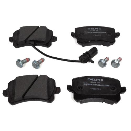 DELPHI Bremsbelagsatz, Scheibenbremse LP3141 + Bremsscheibe BG3975 Bild DELPHI Bremsbelagsatz, Scheibenbremse LP3141 + Bremsscheibe BG3975