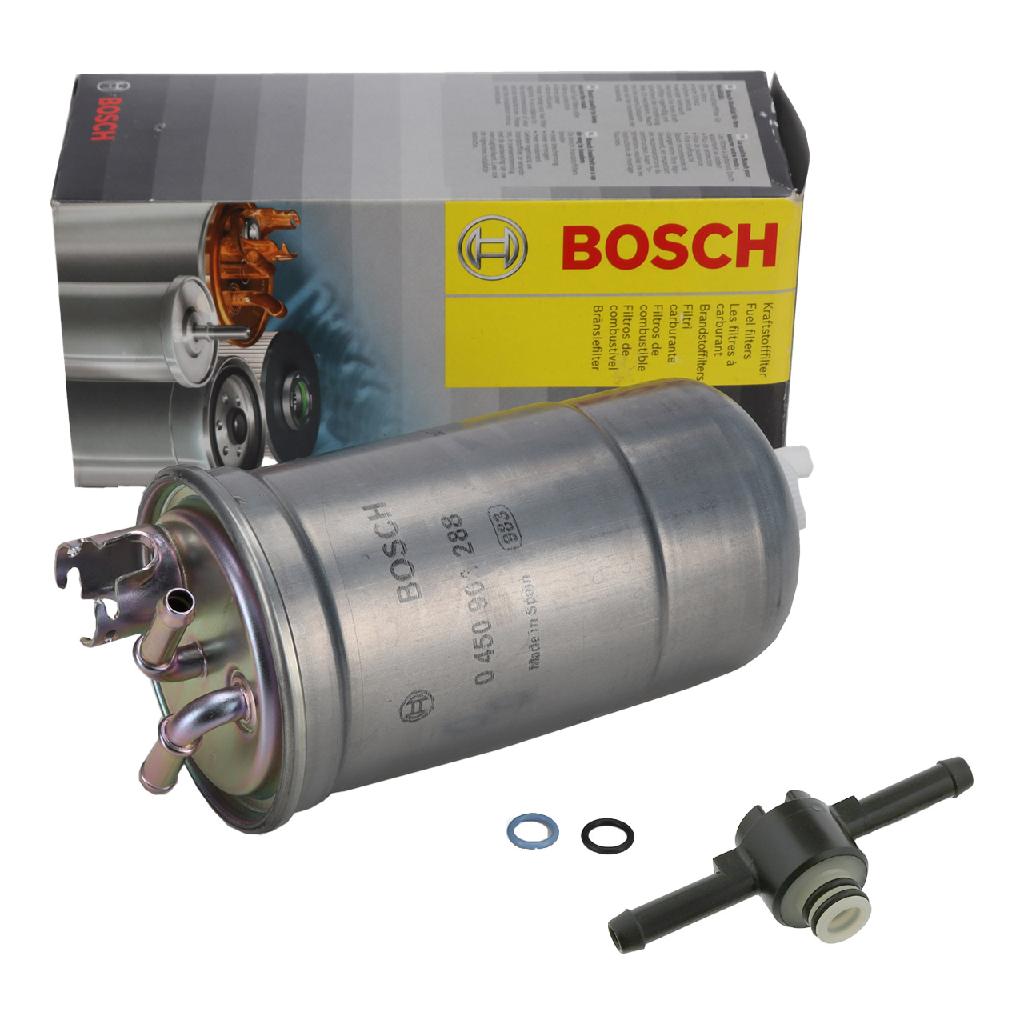 FEBI BILSTEIN Ventil, Kraftstofffilter 26960 BOSCH Kraftstofffilter 0 450 906 374