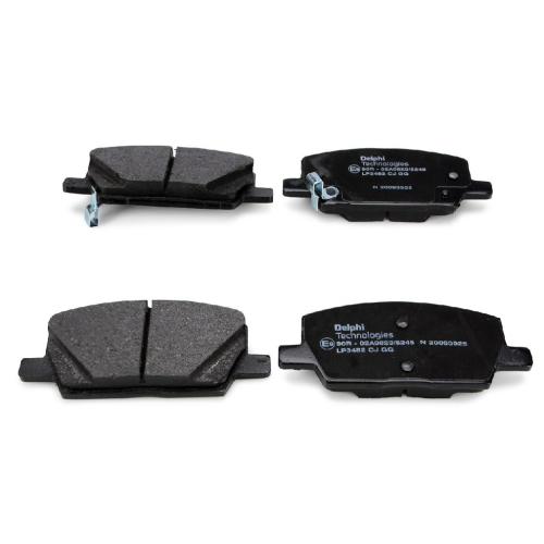 DELPHI Bremsscheibe BG4710C + Bremsbelagsatz, Scheibenbremse LP3482 Bild DELPHI Bremsscheibe BG4710C + Bremsbelagsatz, Scheibenbremse LP3482