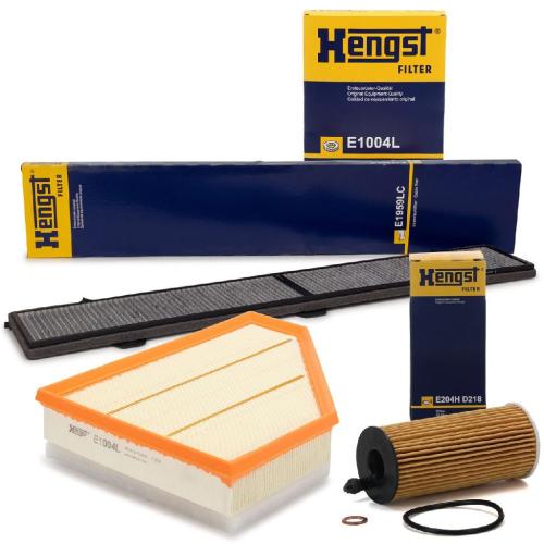HENGST FILTER Ölfilter E204H D218 + Filter, Innenraumluft E1959LC + Luftfilter E1004L Bild HENGST FILTER Ölfilter E204H D218 + Filter, Innenraumluft E1959LC + Luftfilter E1004L