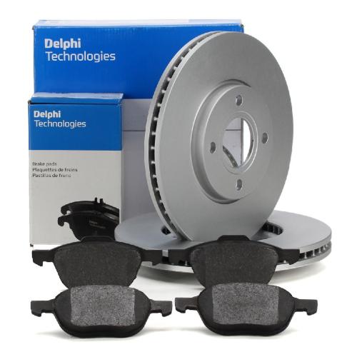 DELPHI Bremsbelagsatz, Scheibenbremse LP1869 + Bremsscheibe BG4715C Bild DELPHI Bremsbelagsatz, Scheibenbremse LP1869 + Bremsscheibe BG4715C