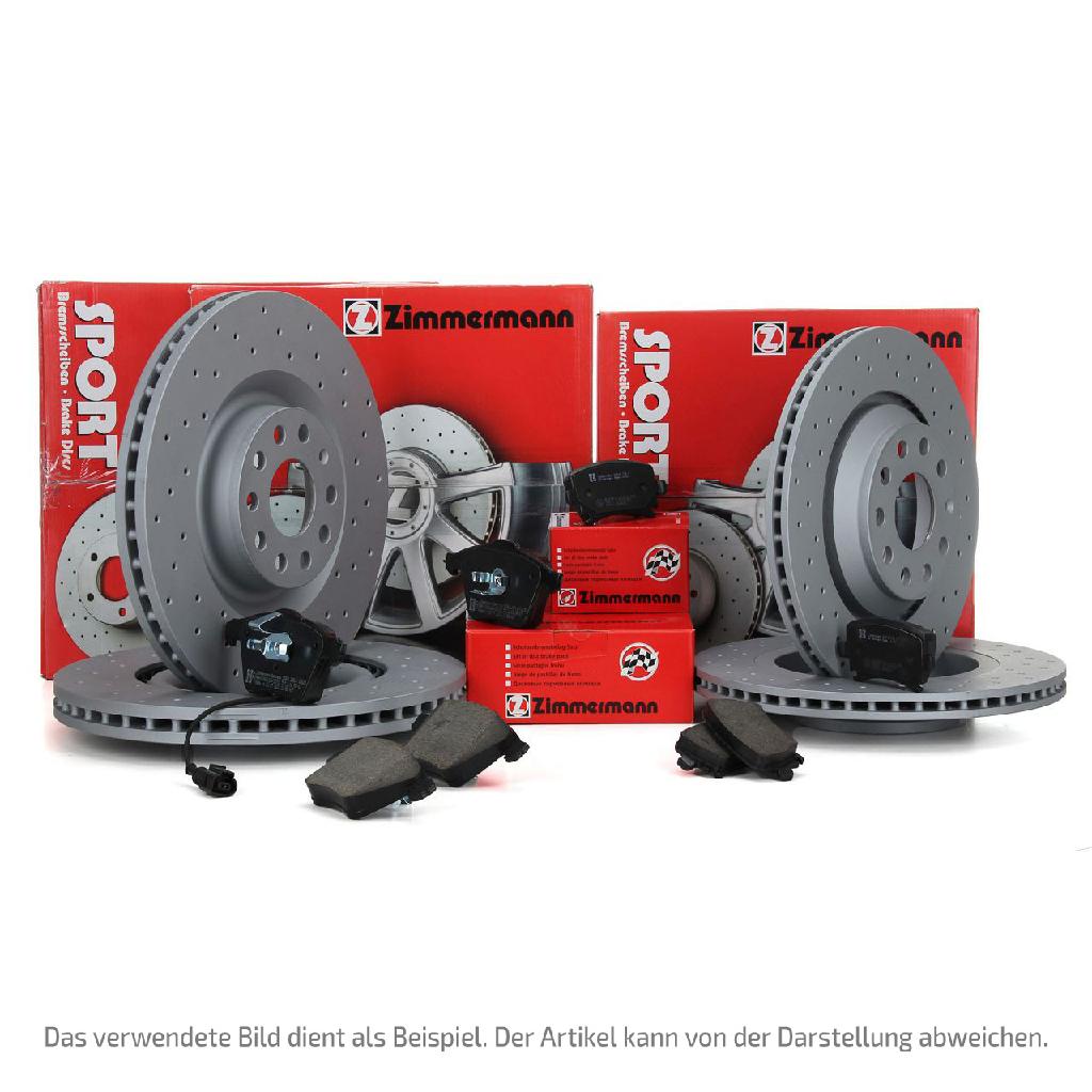 ZIMMERMANN Bremsscheibe 100.3300.52 + Bremsbelagsatz, Scheibenbremse 24563.165.1 + Bremsbelagsatz, Scheibenbremse 23587.200.1 + Bremsscheibe 600.3241.52