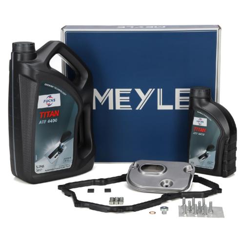 MEYLE Ölwechsel Satz 09M 6-Gang Automatik + 6L FUCHS Getriebeöl VW Passat B6 R36 Touran Bild MEYLE Ölwechsel Satz 09M 6-Gang Automatik + 6L FUCHS Getriebeöl VW Passat B6 R36 Touran