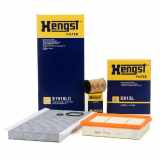 HENGST FILTER Ölfilter E146H D108 + Filter, Innenraumluft E1918LC + Luftfilter E612L