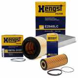 HENGST FILTER Filter, Innenraumluft E2948LC + Luftfilter E675L D157 + Ölfilter E864H D184