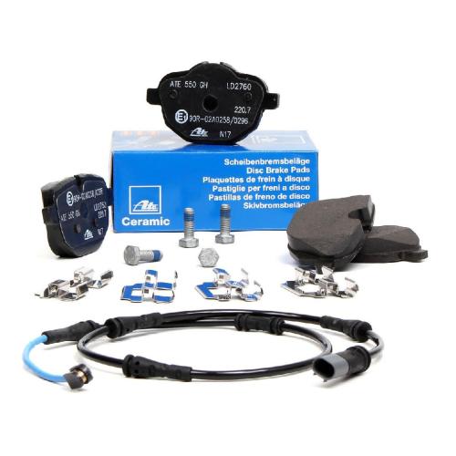ATE Ceramic Bremsbeläge + Warnkontaktsensor BMW 5er F10 Limousine 520-530i 518-530d hinten Bild ATE Ceramic Bremsbeläge + Warnkontaktsensor BMW 5er F10 Limousine 520-530i 518-530d hinten