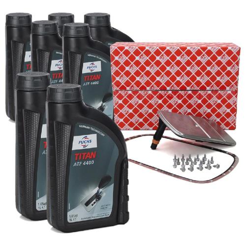 FEBI Getriebefilter Satz + 7 Liter FUCHS Getriebeöl BMW 3er E46 5er E39 X3 E83 Bild FEBI Getriebefilter Satz + 7 Liter FUCHS Getriebeöl BMW 3er E46 5er E39 X3 E83