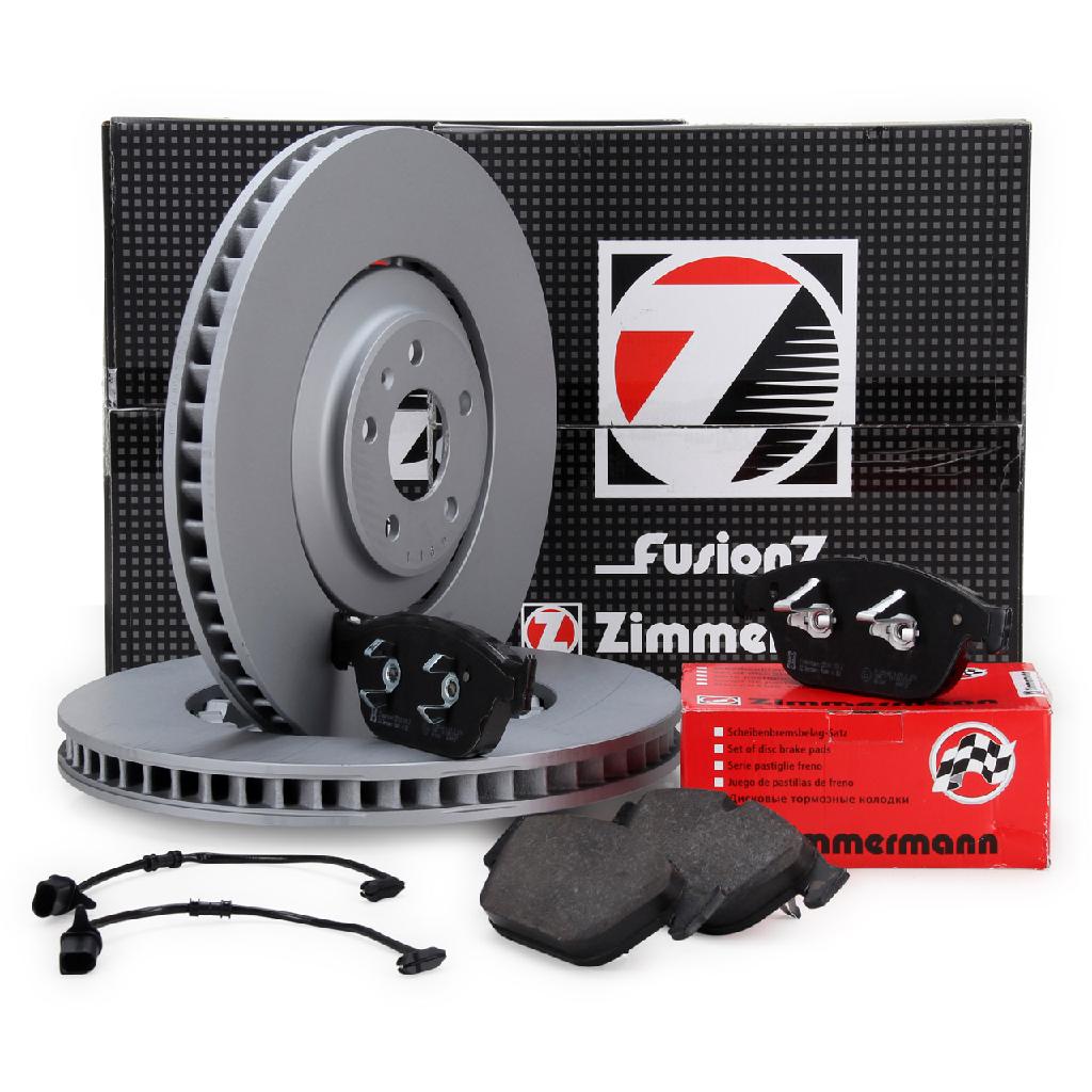 ZIMMERMANN Bremsscheibe 100.3363.75 + Bremsbelagsatz, Scheibenbremse 25160.200.2