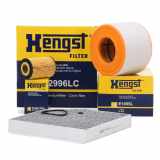 HENGST FILTER Luftfilter E1055L + Ölfilter E340H D247 + Filter, Innenraumluft E2996LC