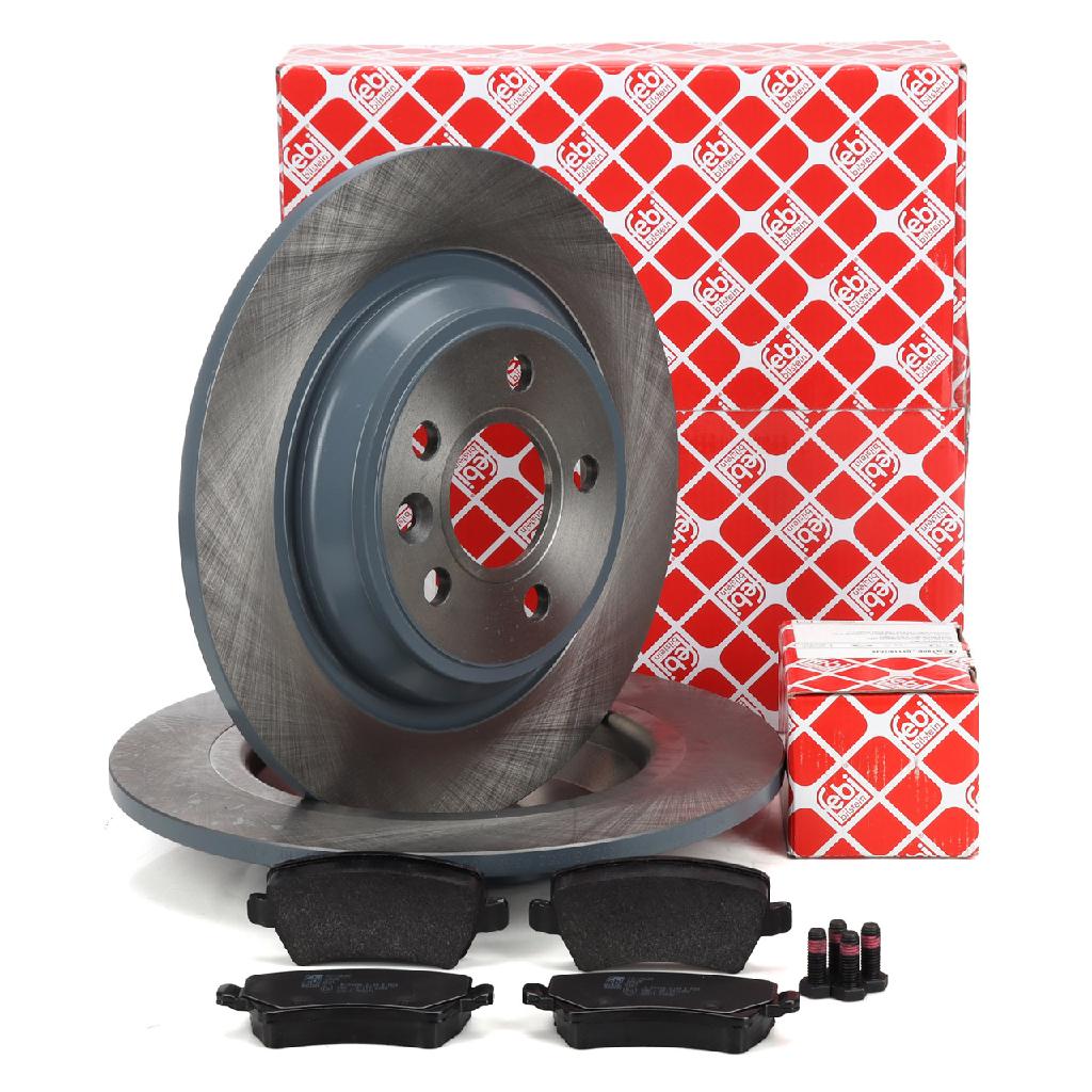 FEBI BILSTEIN Bremsbelagsatz, Scheibenbremse 16625 + Bremsscheibe 43882