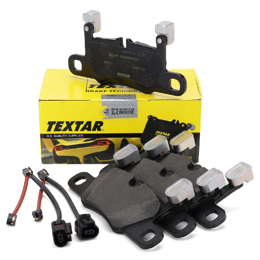 TEXTAR 2569103 Bremsbeläge + Warnkontaktsensor PORSCHE 992 3.0 Carrera / S PR-2EB hinten