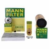 MANN Filterset 4-tlg MERCEDES E-Klasse W211 E320CDI 204 PS OM648 bis 12.2002